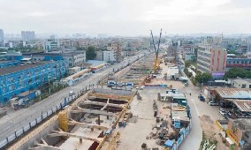 東部快線地鐵14號線明年通車，旭東圍擋廠家為城市安全建設美麗屏障！