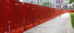 塑料圍擋：輕巧、耐久和易安裝的優(yōu)勢特點【旭東鋼構】